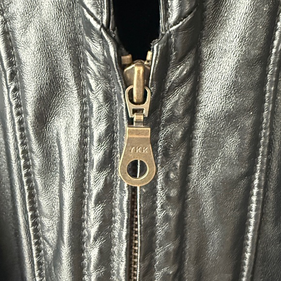 Wilson’s Leather Black Vintage Faux Fur Lined Hooded Winter Coat Waist Belt - Picture 7 of 10